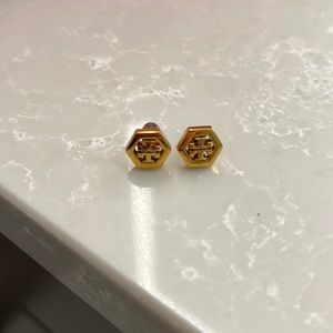 Tory Burch hexagonal earrings
